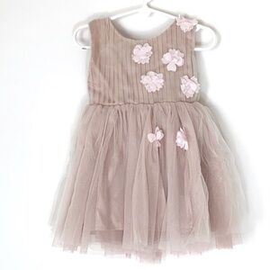 Popatu tulle and flower embellished dress NWT
